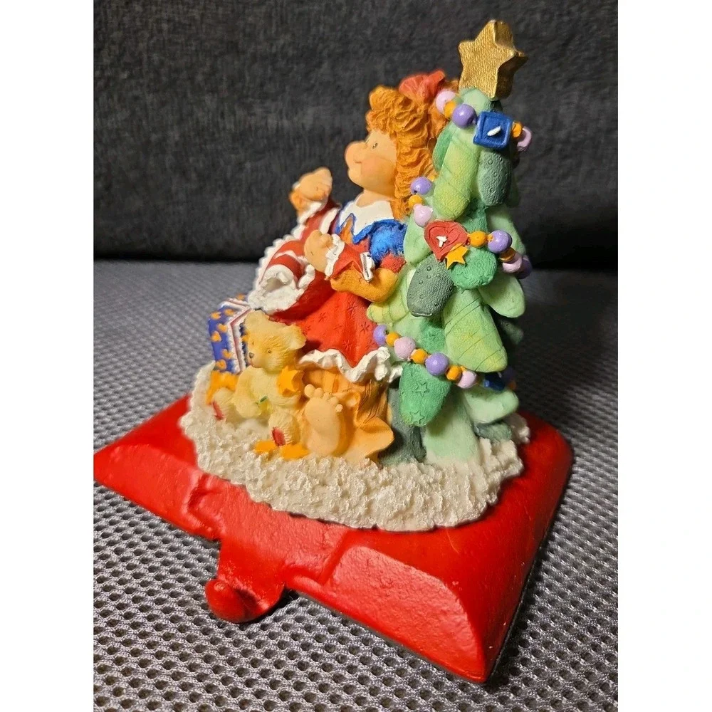 Girl Stocking Hanger Cast Iron Very Cute